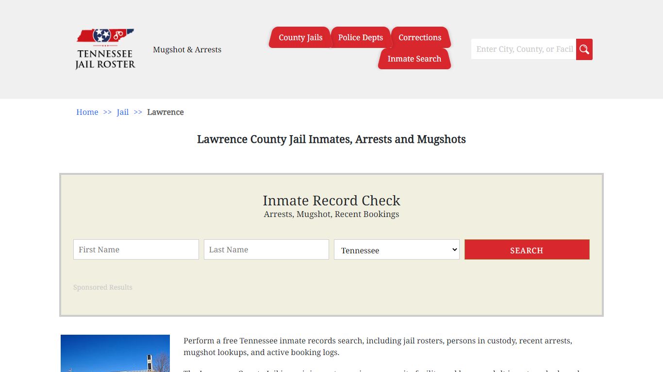 Lawrence County Jail Inmates, Arrests and Mugshots - Jail Roster Search